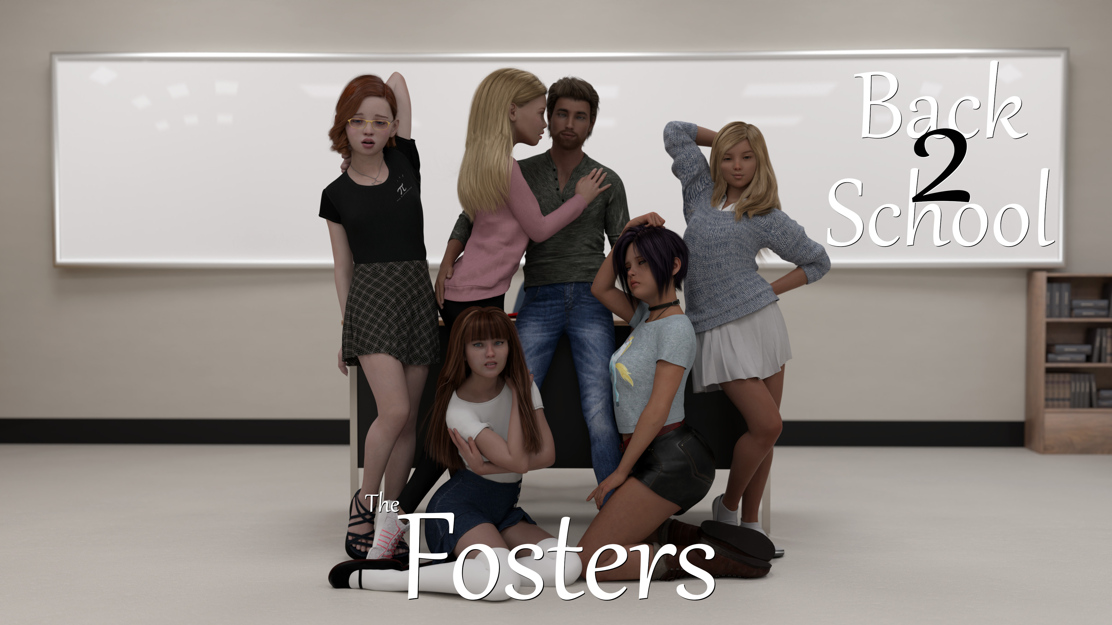 [欧美SLG动态3C]  福斯特夫妇：回到学校2（The Fosters Back 2 School）v0.5 PC+安卓 汉化中文